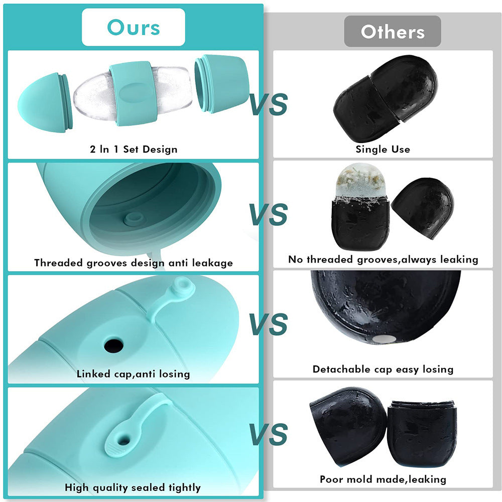 Silicone Ice Face Roller Contour Skin Care Tool