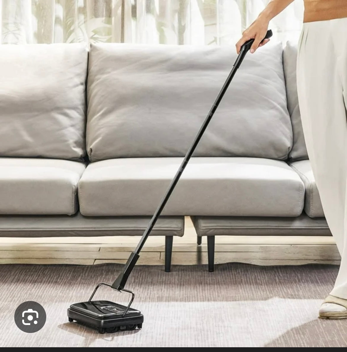 Manual Carpet Sweeper for Home & Office - Efficient 7.87