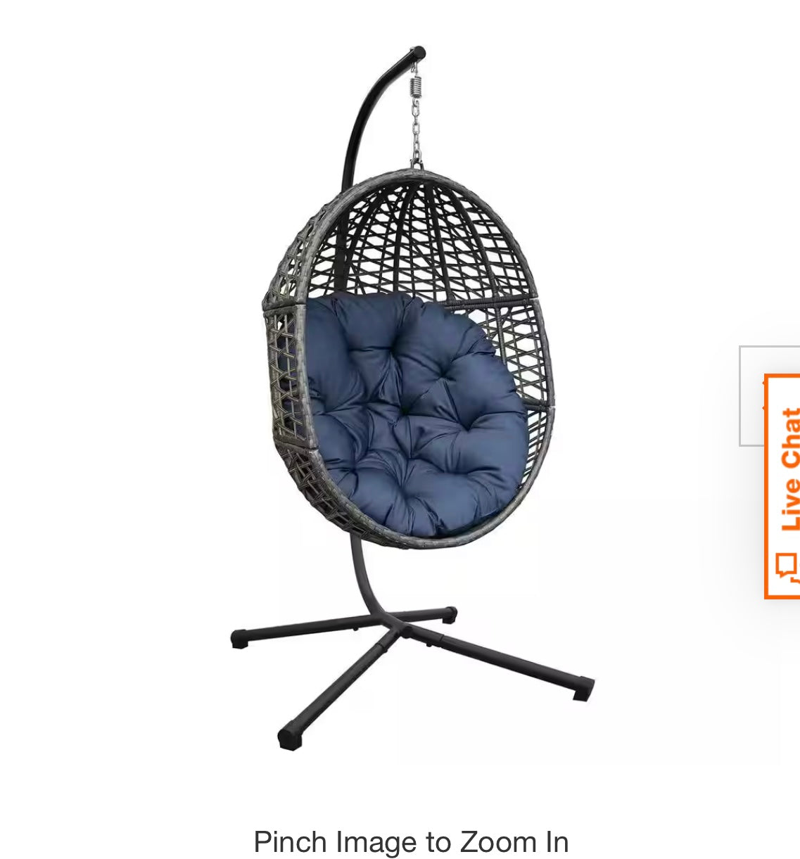 Wicker Hanging Swing Chair