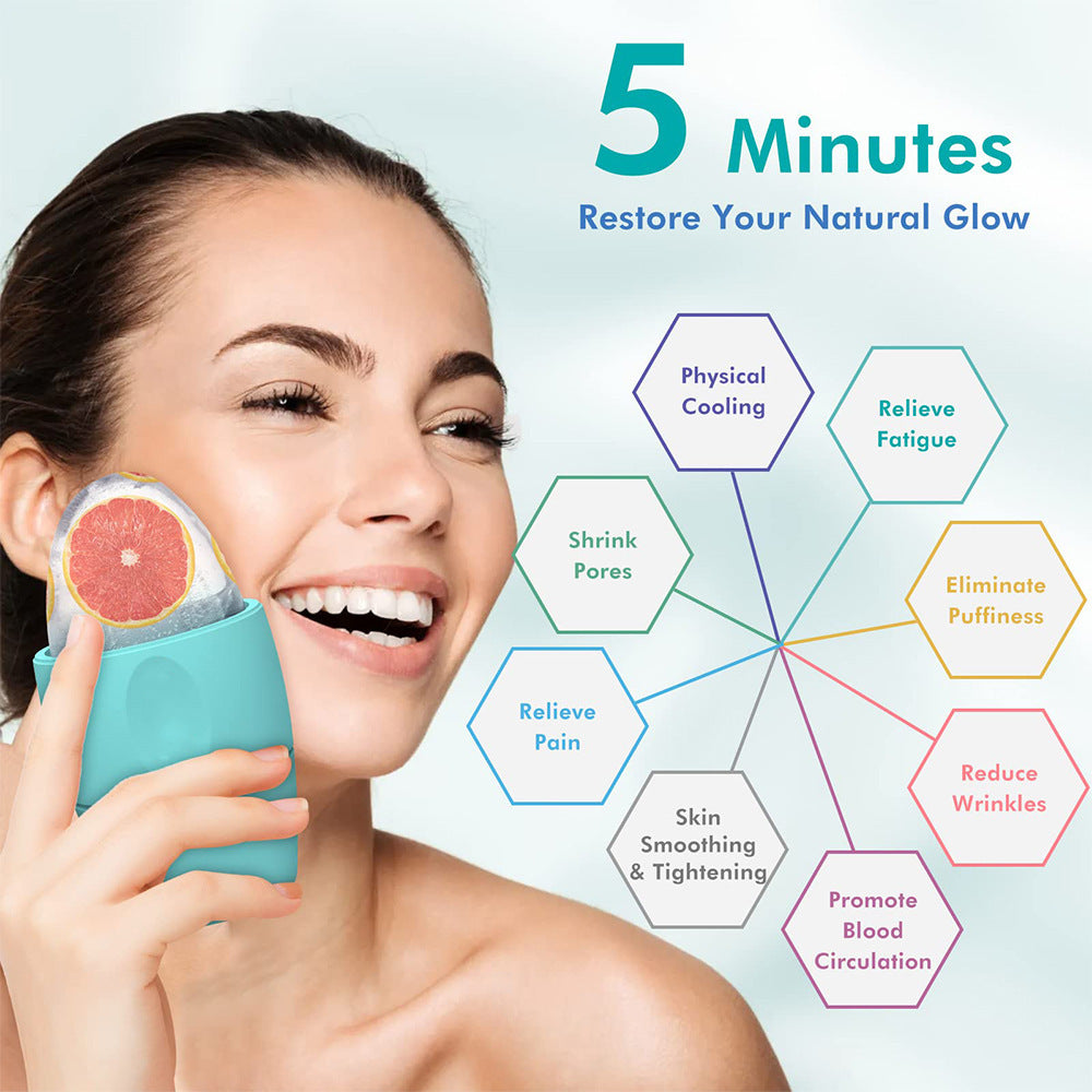 Silicone Ice Face Roller Contour Skin Care Tool